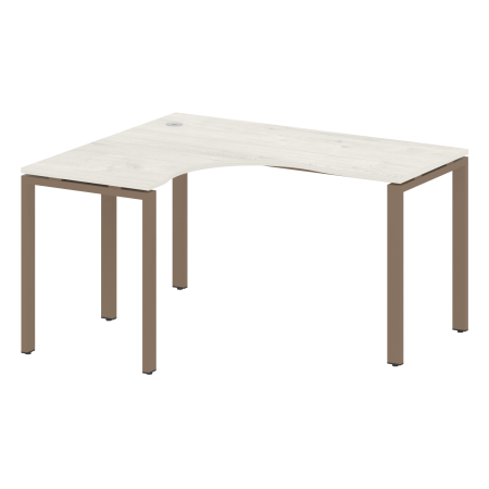 Стол криволинейный левый Metal System Style БП.СА-3 Л 1400x1200x750