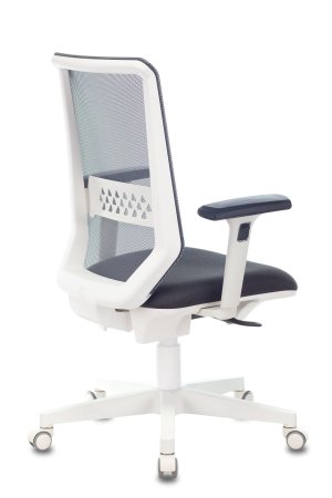 Кресло MC-W611N темно-серый TW-04 38-417 сетка/ткань крестов. пластик пластик белый (Темно-серый)