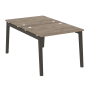 Рабочая станция на деревянных опорах Onix Wood OW.D.RS-2.1.8 980x1635x750
