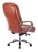 Кресло руководителя T-9925SL светло-коричневый Leather EiCHel кожа крестов. металл хром