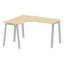 Стол криволинейный левый Metal System Style БА.СА-3 Л 1400x1200x750