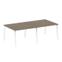 Стол для переговоров (2 столешницы) на А-образном м/к Metal System Style БА.ПРГ-2.2 2400x1235x750