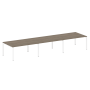 Переговорный стол 3 столешницы Metal System Style БП.ПРГ-3.4 4800x1235x750