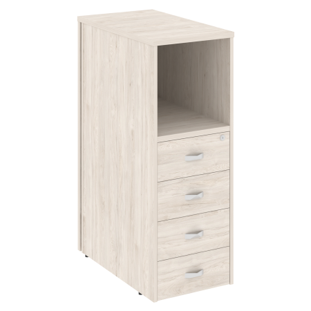 Тумба 4 ящика завершающая, левая Onix O.R-TV-4L 436x767x1185