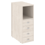Тумба 4 ящика завершающая, левая Onix O.R-TV-4L 436x767x1185