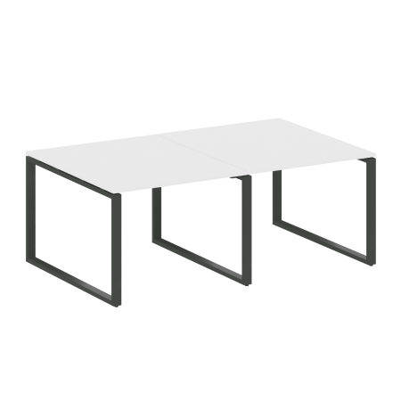 Переговорный стол 2 столешницы Metal System Style БО.ПРГ-2.1 2000x1235x750