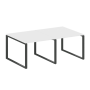 Переговорный стол 2 столешницы Metal System Style БО.ПРГ-2.1 2000x1235x750