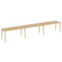 Рабочая станция на деревянных опорах Onix Wood OW.RS-3.4.8 4740x800x750