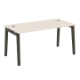 Стол руководителя на деревянных опорах Onix Wood Direct OW.SRR-4.8 1580x800x750