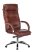 Кресло руководителя T-9927SL светло-коричневый Leather EiCHel кожа крестов. металл хром