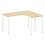 Стол криволинейный правый Metal System Style БП.СА-3 Пр 1400x1200x750