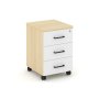 Тумба мобильная 3 ящика стандартные колеса SN.TM-002 (416х460х611)