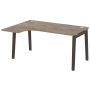 Стол эргономичный левый на деревянных опорах Onix Wood OW.SA-4L 1580x1180x750