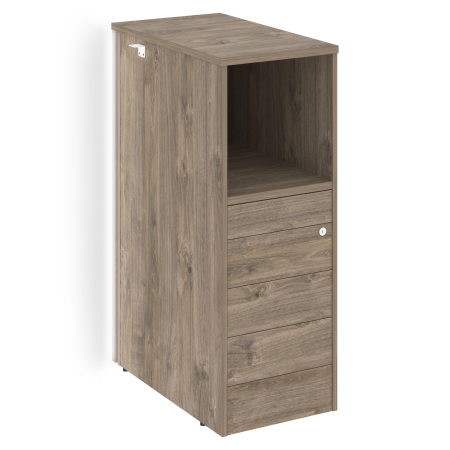 Тумба с подсветкой 5 ящиков TIP-ON, проходная  средняя Onix O.R-TV-5TIP.S 436x767x1185