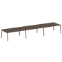 Стол для переговоров (3 столешницы) на А-образном м/к Metal System Style БА.ПРГ-3.5 5400x1235x750