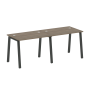 Рабочая станция на 2 рабочих места на А-образном м/к Metal System Style БА.СМ-2.1 2000x720x750