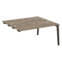 Стол-приставка двойной на деревянных опорах Onix Wood OW.D.SPR-4.7 1580x1475x750