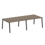 Стол для переговоров (2 столешницы) на А-образном м/к Metal System Style БА.ПРГ-2.3 2800x1235x750