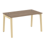 Стол руководителя на деревянных опорах Onix Wood Direct OW.SRR-3.8 1380x800x750
