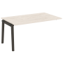 Проходной наборный элемент переговорного стола на деревянных опорах Onix Wood OW.NPRG-4 1580x980x750