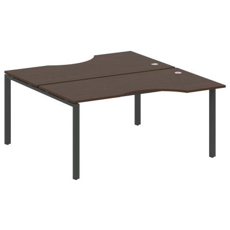 Рабочая станция криволинейная Metal System Style БП.РАС-СА-2.1 1600x1835x750
