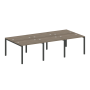 Рабочая станция на 6 раб. мест Metal System Style БП.СМ-6.1 3000x1475x750