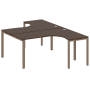 Рабочая станция криволинейная Metal System Style БП.РАС-СА-2.4 1600x2435x750