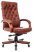 Кресло руководителя T-9928WALNUT светло-коричневый Leather EiCHel кожа крестов. металл/дерево