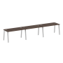 Рабочая станция на 3 рабочих места на А-образном м/к Metal System Style БА.СМ-3.3 4200x720x750