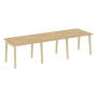 Стол переговорный на деревянных опорах Onix Wood OW.PRG-3.1 2940x980x750
