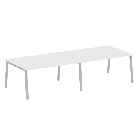 Стол для переговоров (2 столешницы) на А-образном м/к Metal System Style БА.ПРГ-2.4 3200x1235x750