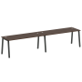 Рабочая станция на 2 рабочих места на А-образном м/к Metal System Style БА.СМ-2.5 3600x720x750
