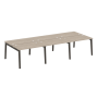 Рабочая станция на деревянных опорах Onix Wood OW.D.RS-6.2.7 3540x1475x750