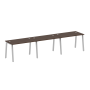 Рабочая станция на 3 рабочих места на А-образном м/к Metal System Style БА.СМ-3.2 3600x720x750