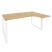Стол эргономичный правый на О-образном м/к Onix O.MO-SA-4R 1580x1180x750