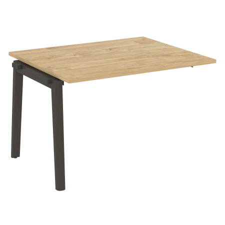 Проходной наборный элемент переговорного стола на деревянных опорах Onix Wood OW.NPRG-2 1180x980x750