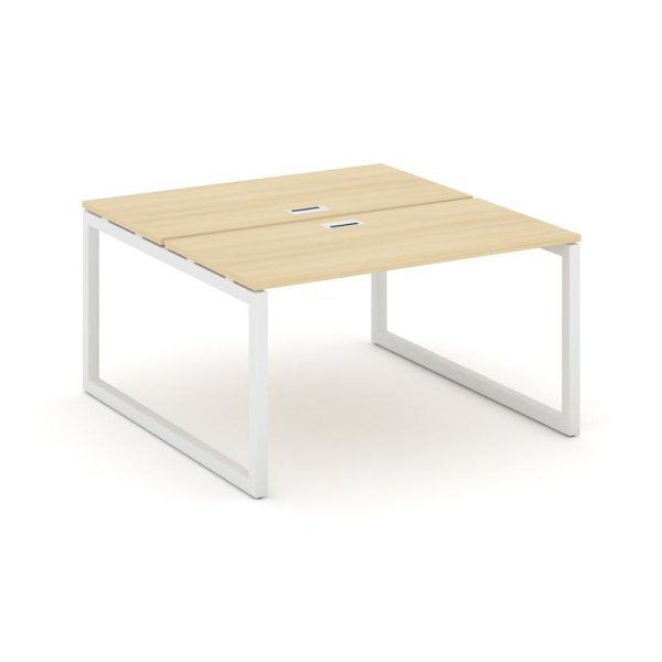 Рабочая станция 2-х сторонняя SN-5O.DRS-003 (1380х1232х750) (Акация Лорка/Металл Белый)