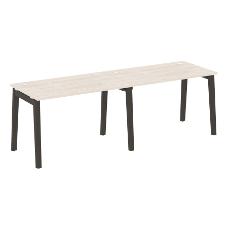 Рабочая станция на деревянных опорах Onix Wood OW.RS-2.2.7 2360x720x750