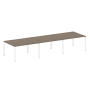 Переговорный стол 3 столешницы Metal System Style БП.ПРГ-3.3 4200x1235x750