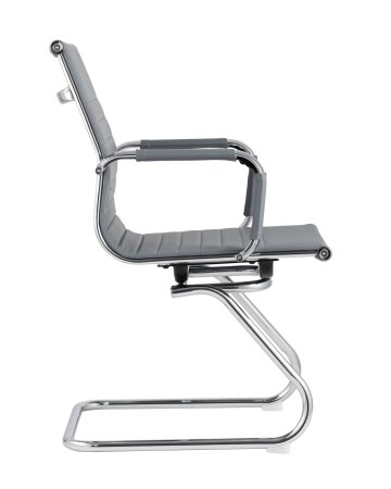 Кресло для посетителей TopChairs Visit серое (Кресло для посетителей Visit серый)