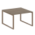 Переговорный стол 1 столешница Metal System Style БО.ПРГ-1.2 1200x1235x750
