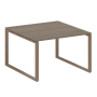 Переговорный стол 1 столешница Metal System Style БО.ПРГ-1.2 1200x1235x750