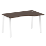 Стол криволинейный правый Metal System Style БА.СА-2 Пр 1400x900x750