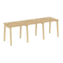 Рабочая станция на деревянных опорах Onix Wood OW.RS-3.0.7 2340x720x750