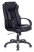 Кресло руководителя CH-839 черный Leather Black эко.кожа крестов. пластик