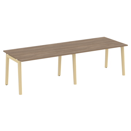 Стол переговорный на деревянных опорах Onix Wood OW.PRG-2.3 2760x980x750