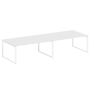Переговорный стол 2 столешницы Metal System Style БО.ПРГ-2.5 3600x1235x750