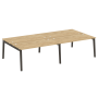 Рабочая станция на деревянных опорах Onix Wood OW.D.RS-4.4.8 3160x1635x750