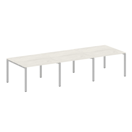 Переговорный стол 3 столешницы Metal System Style БП.ПРГ-3.2 3600x1235x750