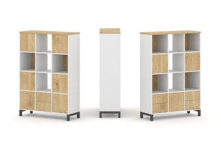 Набор стеллажа 2-х сторонний, 4 яруса SN.NSD-431 (1121х400х1615)